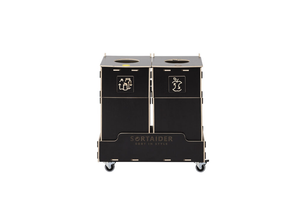 Upgrade your kitchen waste management with a spacious large kitchen trash can.