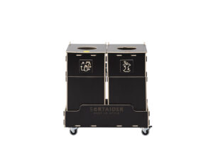 Upgrade your kitchen waste management with a spacious large kitchen trash can.