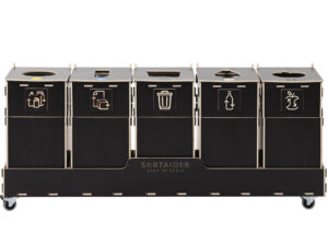 Explore the convenience of a cutting-edge trash can for efficient waste disposal.